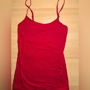 Red tank top